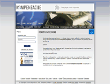 Tablet Screenshot of kompenzacije.biz